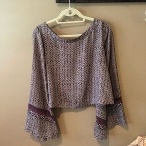 Long sleeve crop top!